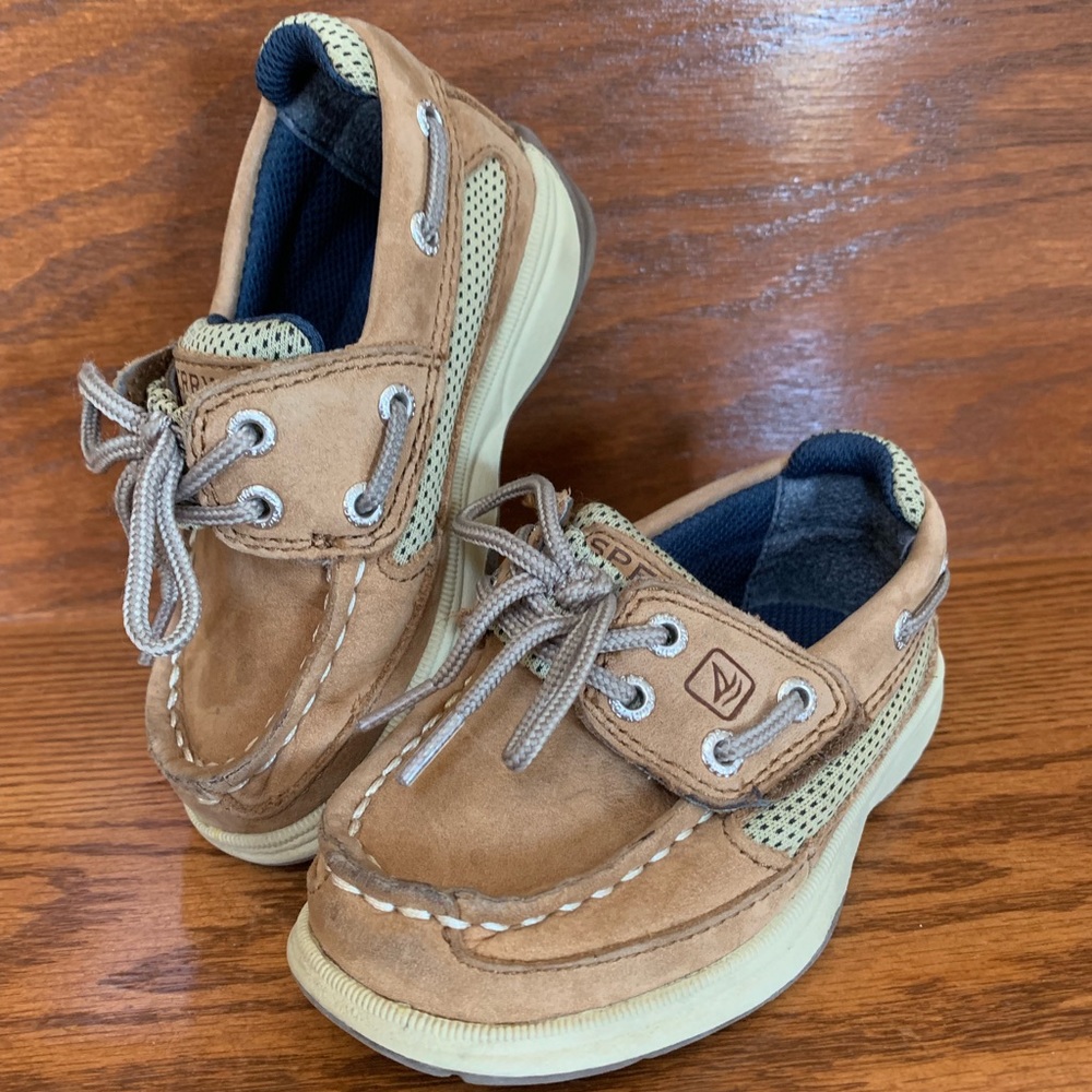 Sperry Toddler Boys Lanyard Boat Shoes 7